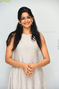 Ananthika Sanilkumar at Romanchakam Movie Press Meet