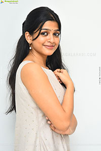 Ananthika Sanilkumar at Romanchakam Movie Press Meet