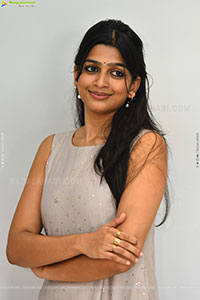 Ananthika Sanilkumar at Romanchakam Movie Press Meet
