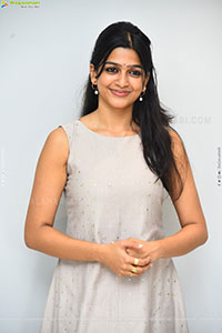 Ananthika Sanilkumar at Romanchakam Movie Press Meet