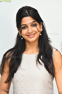 Ananthika Sanilkumar at Romanchakam Movie Press Meet