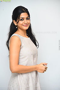 Ananthika Sanilkumar at Romanchakam Movie Press Meet