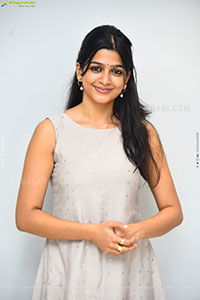 Ananthika Sanilkumar at Romanchakam Movie Press Meet