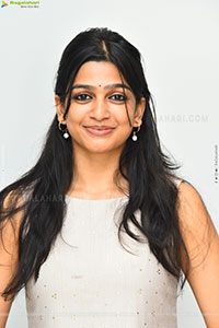 Ananthika Sanilkumar at Romanchakam Movie Press Meet
