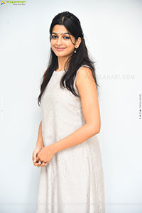 Ananthika Sanilkumar at Romanchakam Movie Press Meet