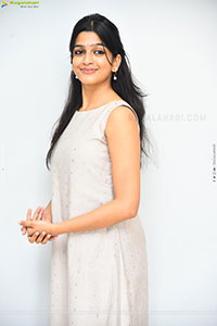 Ananthika Sanilkumar at Romanchakam Movie Press Meet