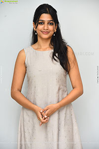 Ananthika Sanilkumar at Romanchakam Movie Press Meet