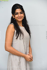 Ananthika Sanilkumar at Romanchakam Movie Press Meet