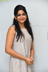 Ananthika Sanilkumar at Romanchakam Movie Press Meet