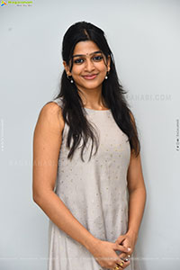 Ananthika Sanilkumar at Romanchakam Movie Press Meet