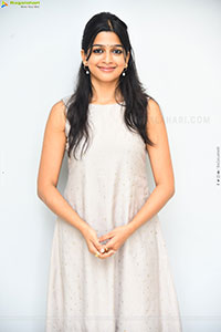 Ananthika Sanilkumar at Romanchakam Movie Press Meet