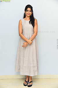 Ananthika Sanilkumar at Romanchakam Movie Press Meet