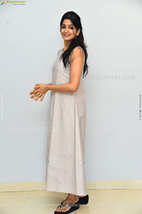 Ananthika Sanilkumar at Romanchakam Movie Press Meet