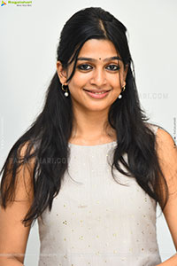 Ananthika Sanilkumar at Romanchakam Movie Press Meet