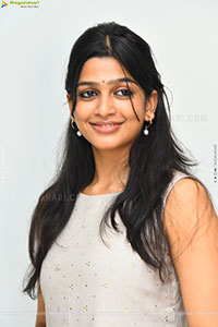 Ananthika Sanilkumar at Romanchakam Movie Press Meet