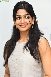 Ananthika Sanilkumar at Romanchakam Movie Press Meet