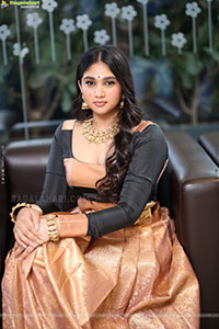 Jovika Vijaykumar at Agadha Pre Release Event