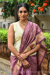 Kamakshi Bhaskarla at Agadha Trailer Launch