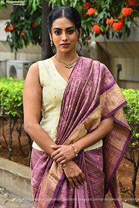 Kamakshi Bhaskarla at Agadha Trailer Launch