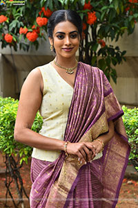 Kamakshi Bhaskarla at Agadha Trailer Launch