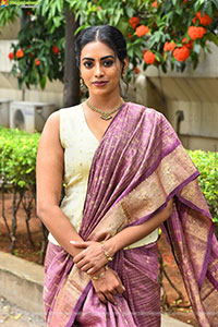 Kamakshi Bhaskarla at Agadha Trailer Launch