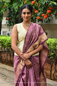 Kamakshi Bhaskarla at Agadha Trailer Launch