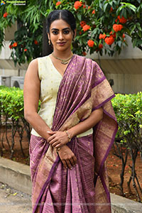 Kamakshi Bhaskarla at Agadha Trailer Launch