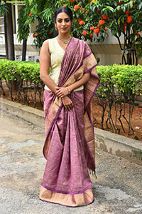 Kamakshi Bhaskarla at Agadha Trailer Launch