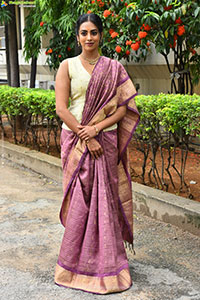 Kamakshi Bhaskarla at Agadha Trailer Launch
