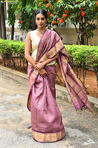 Kamakshi Bhaskarla at Agadha Trailer Launch
