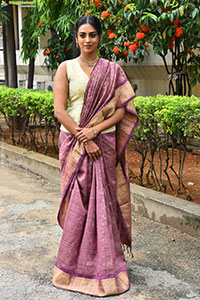 Kamakshi Bhaskarla at Agadha Trailer Launch