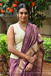 Kamakshi Bhaskarla at Agadha Trailer Launch
