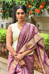 Kamakshi Bhaskarla at Agadha Trailer Launch