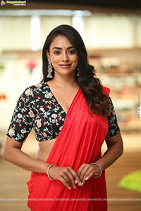 Kamakshi Bhaskarla at Agadha Movie Interview, HD Gallery