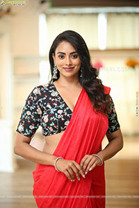 Kamakshi Bhaskarla at Agadha Movie Interview, HD Gallery