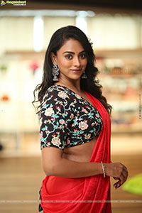Kamakshi Bhaskarla at Agadha Movie Interview, HD Gallery