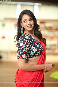 Kamakshi Bhaskarla at Agadha Movie Interview, HD Gallery