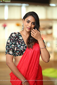 Kamakshi Bhaskarla at Agadha Movie Interview, HD Gallery