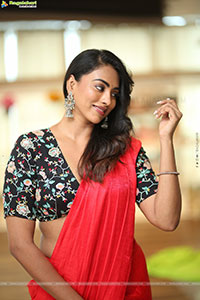 Kamakshi Bhaskarla at Agadha Movie Interview, HD Gallery