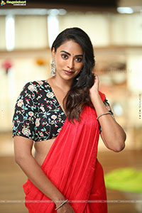 Kamakshi Bhaskarla at Agadha Movie Interview, HD Gallery