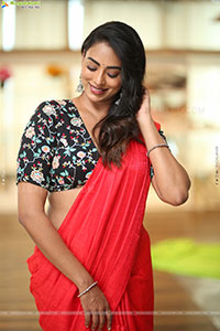Kamakshi Bhaskarla at Agadha Movie Interview, HD Gallery