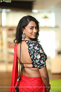 Kamakshi Bhaskarla at Agadha Movie Interview, HD Gallery