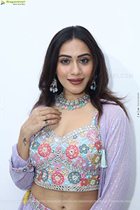 Preethi Singh stills in Lavender Lehenga Choli