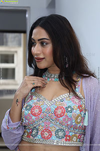 Preethi Singh stills in Lavender Lehenga Choli