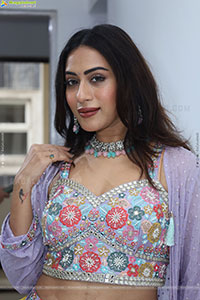 Preethi Singh stills in Lavender Lehenga Choli