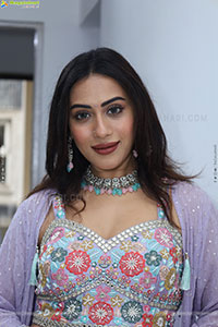 Preethi Singh stills in Lavender Lehenga Choli