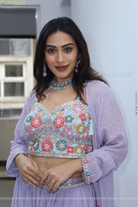 Preethi Singh stills in Lavender Lehenga Choli