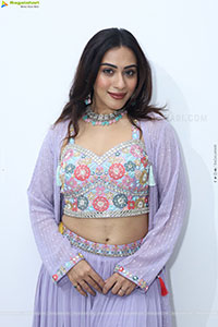 Preethi Singh stills in Lavender Lehenga Choli
