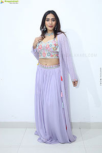Preethi Singh stills in Lavender Lehenga Choli