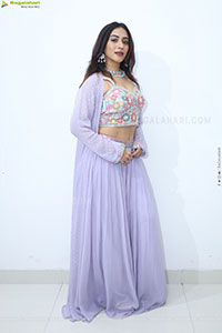 Preethi Singh stills in Lavender Lehenga Choli